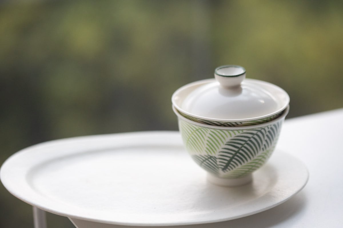 only ferns gaiwan teacup set 4 | BITTERLEAF TEAS