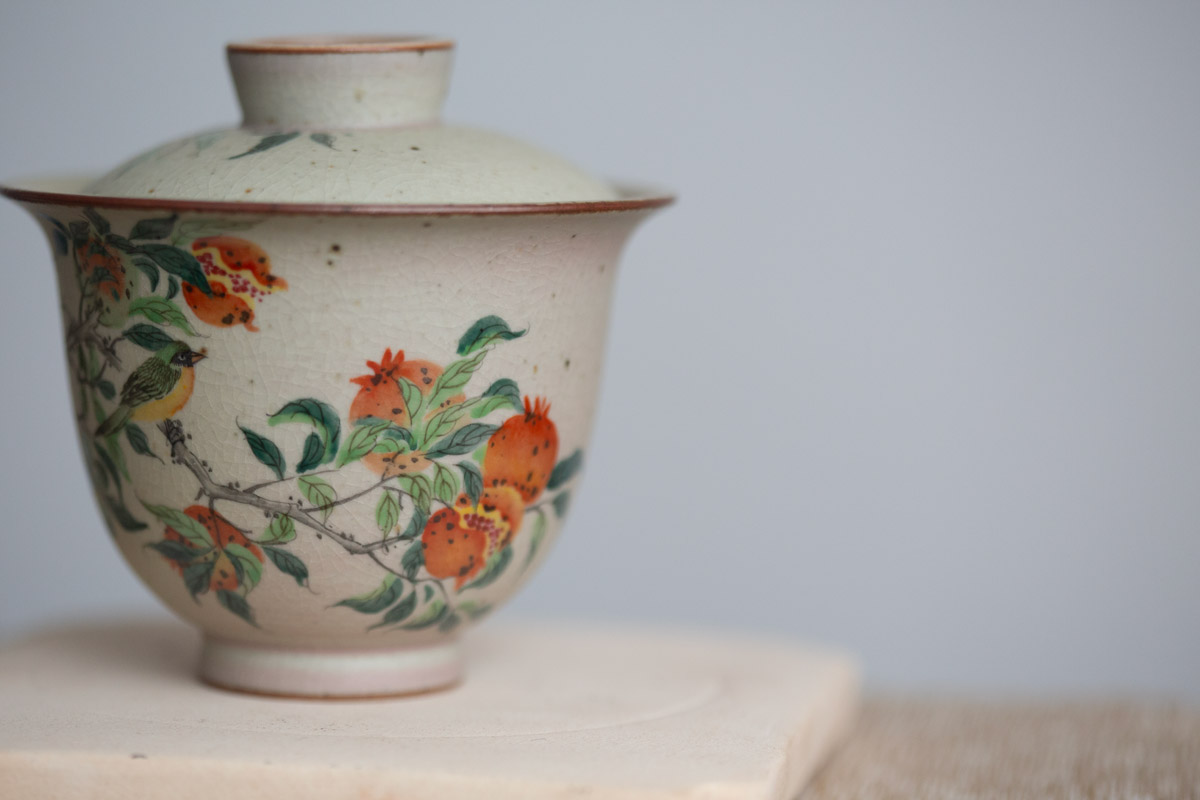 printemps pomegranate gaiwan 4 25 4 | BITTERLEAF TEAS