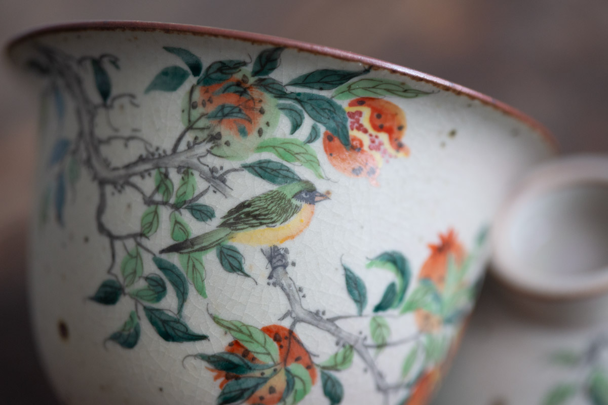 printemps pomegranate gaiwan 4 25 9 | BITTERLEAF TEAS