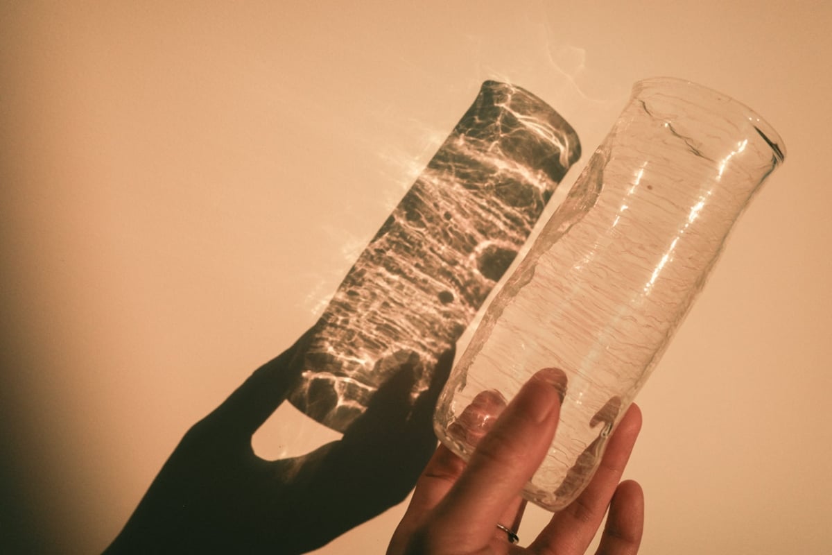 be water deep green tea glass 20 | BITTERLEAF TEAS