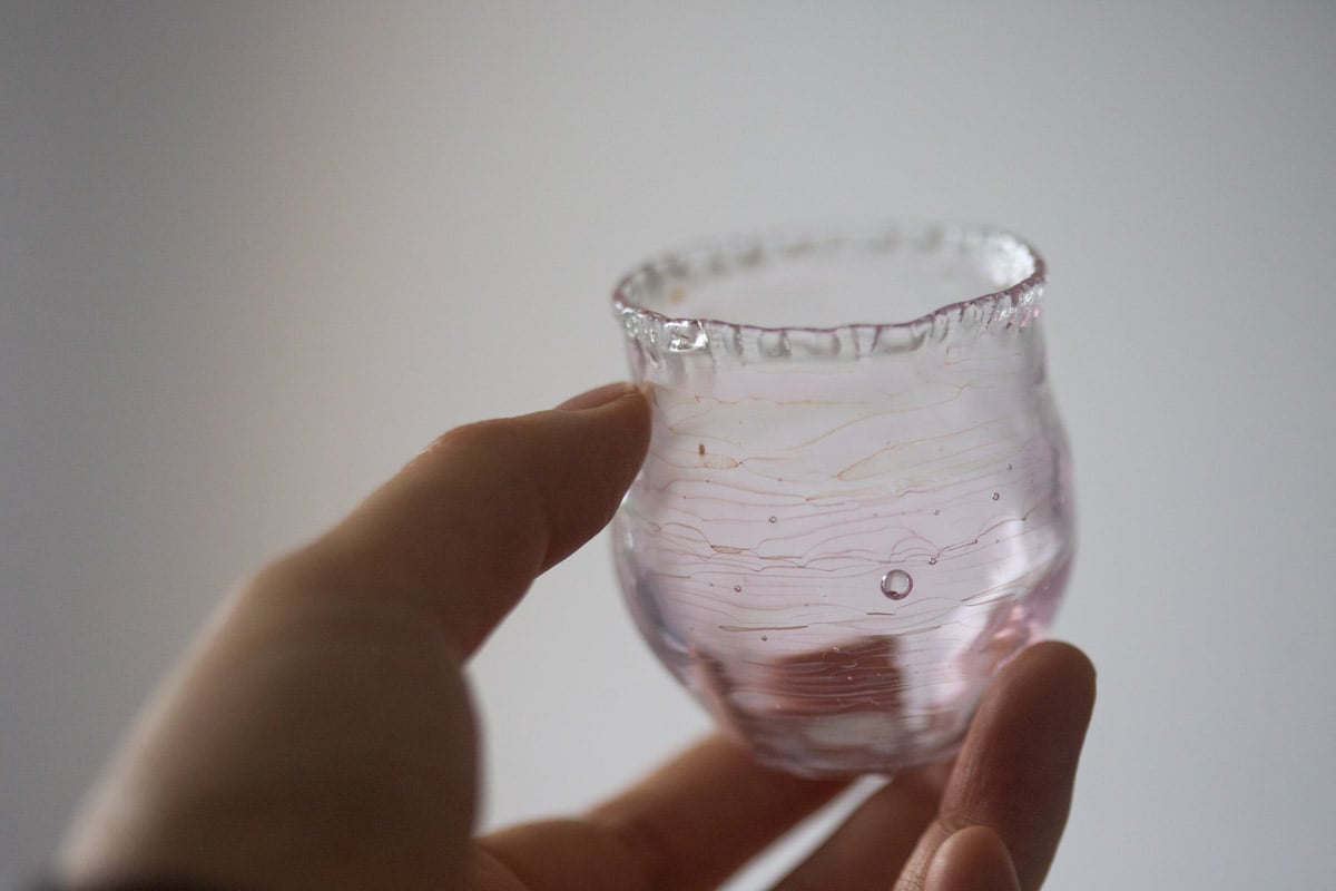 be water glass teacup blush 5 | BITTERLEAF TEAS