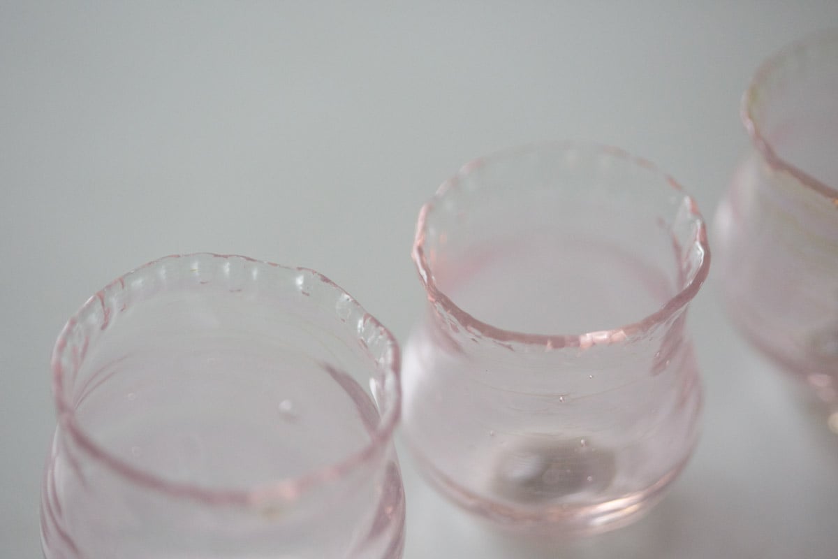 be water glass teacup blush 7 | BITTERLEAF TEAS