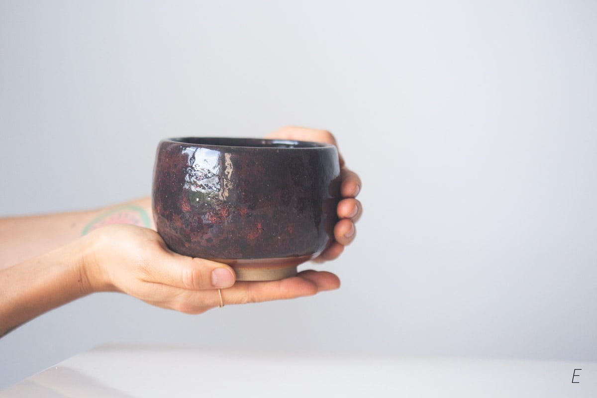 element shino glaze matcha tea bowl 8 25 13 | BITTERLEAF TEAS element shino glaze matcha tea bowl 8 25 13 | BITTERLEAF TEAS