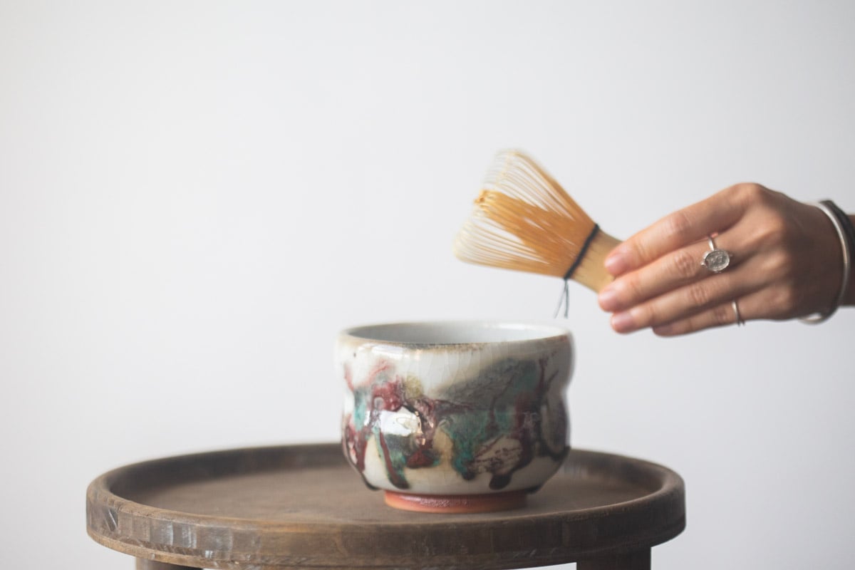 element shino glaze matcha tea bowl 8 25 8 | BITTERLEAF TEAS element shino glaze matcha tea bowl 8 25 8 | BITTERLEAF TEAS