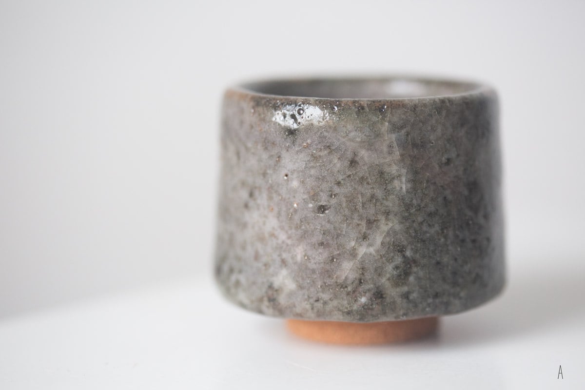 sakura shino glazed teacup 9 25 3 | BITTERLEAF TEAS