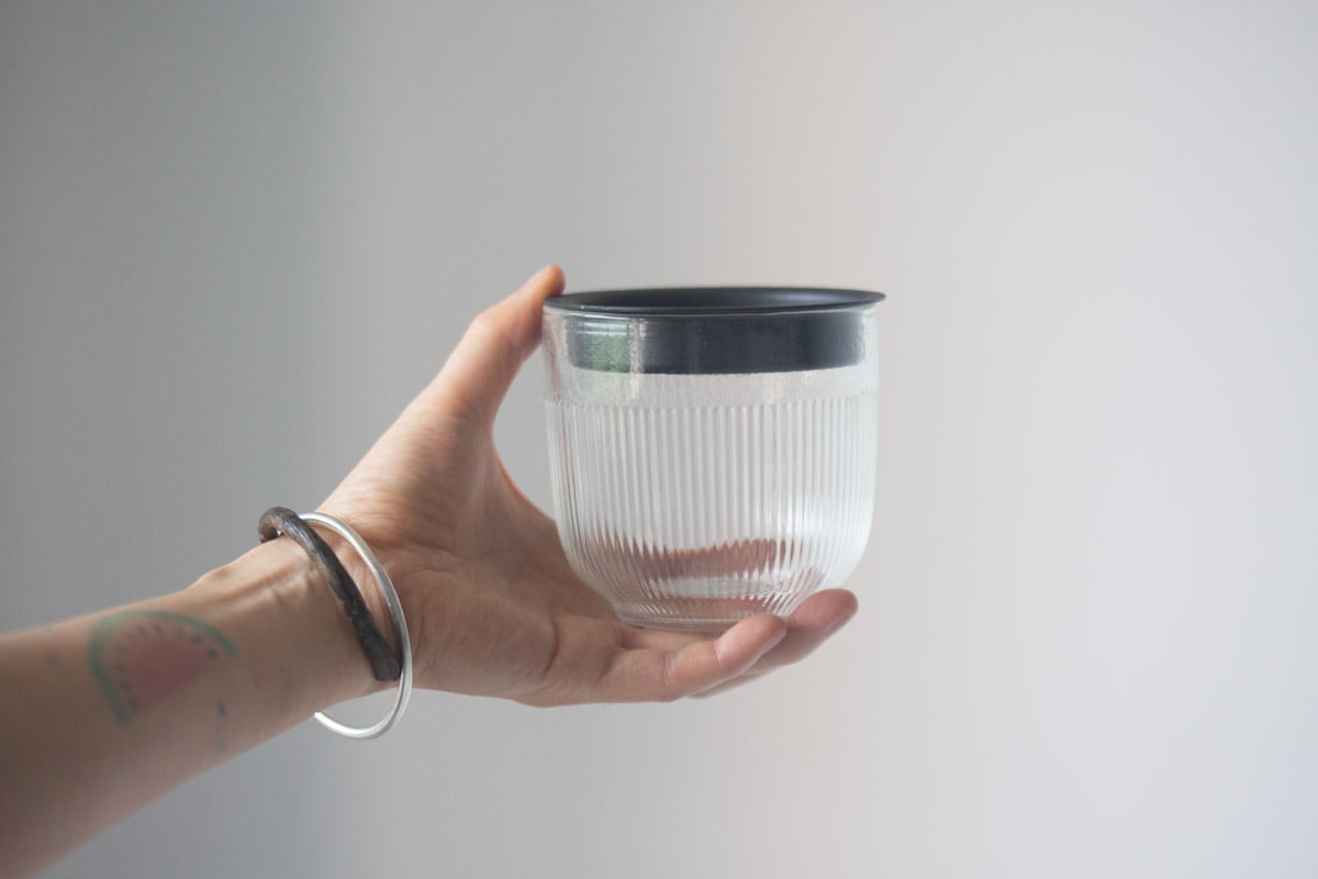 clear as day waste bowl 8 | BITTERLEAF TEAS