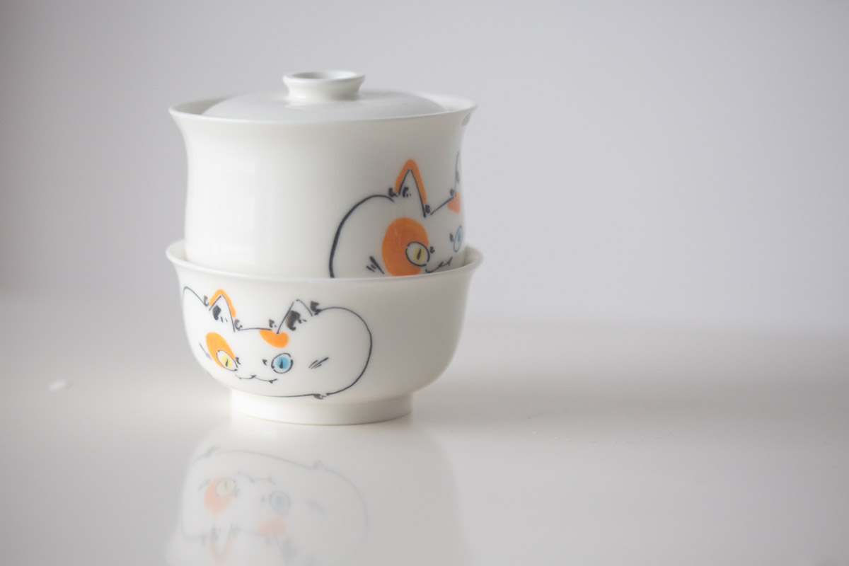 mischief buddies gaiwan teacup set iii 12 | BITTERLEAF TEAS