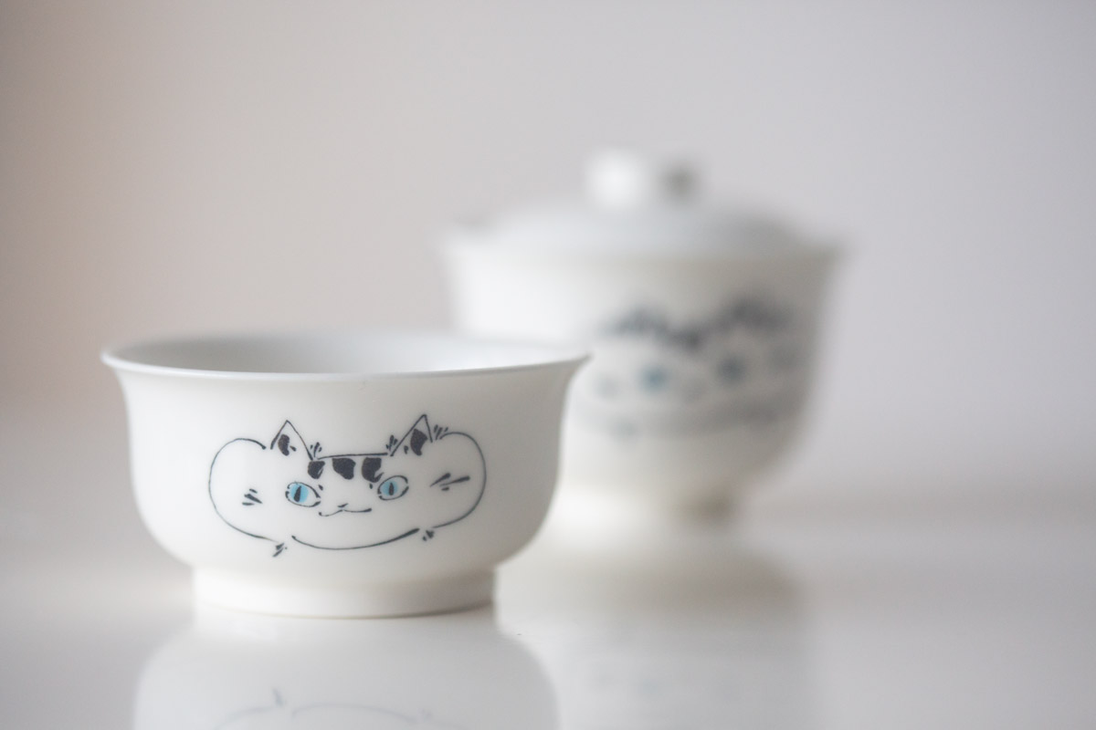 mischief buddies gaiwan teacup set iv 4 | BITTERLEAF TEAS
