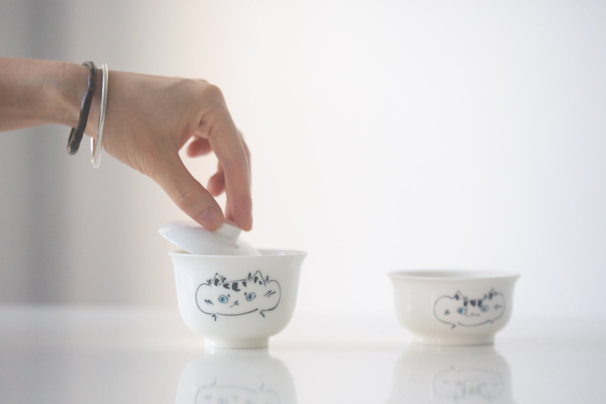 mischief buddies gaiwan teacup set iv 9 | BITTERLEAF TEAS