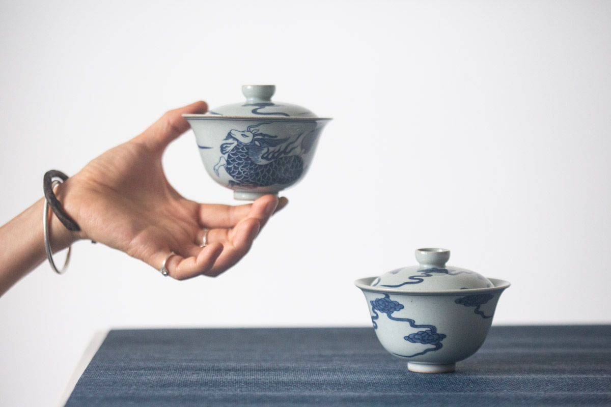 qinghua qilin gaiwan 10 | BITTERLEAF TEAS