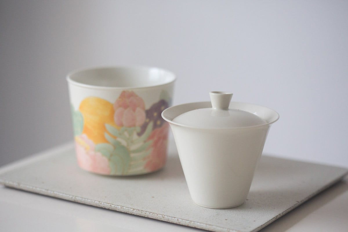 cream gaiwan 3 | BITTERLEAF TEAS