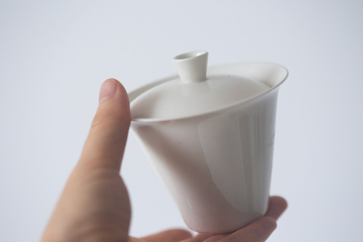 cream gaiwan 7 | BITTERLEAF TEAS