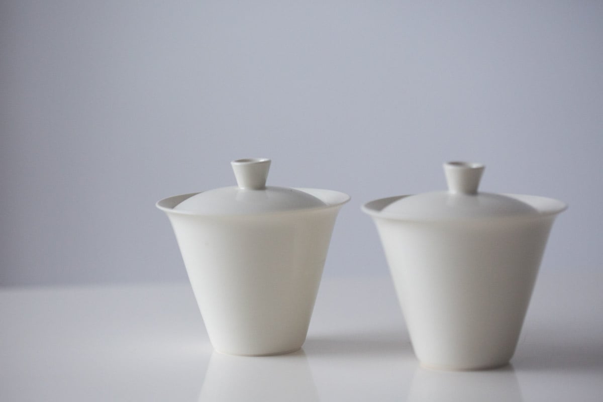 cream gaiwan 8 | BITTERLEAF TEAS