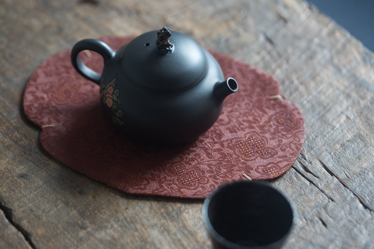 natural habitat jianshui zitao teapot persimmon 9 25 2 | BITTERLEAF TEAS