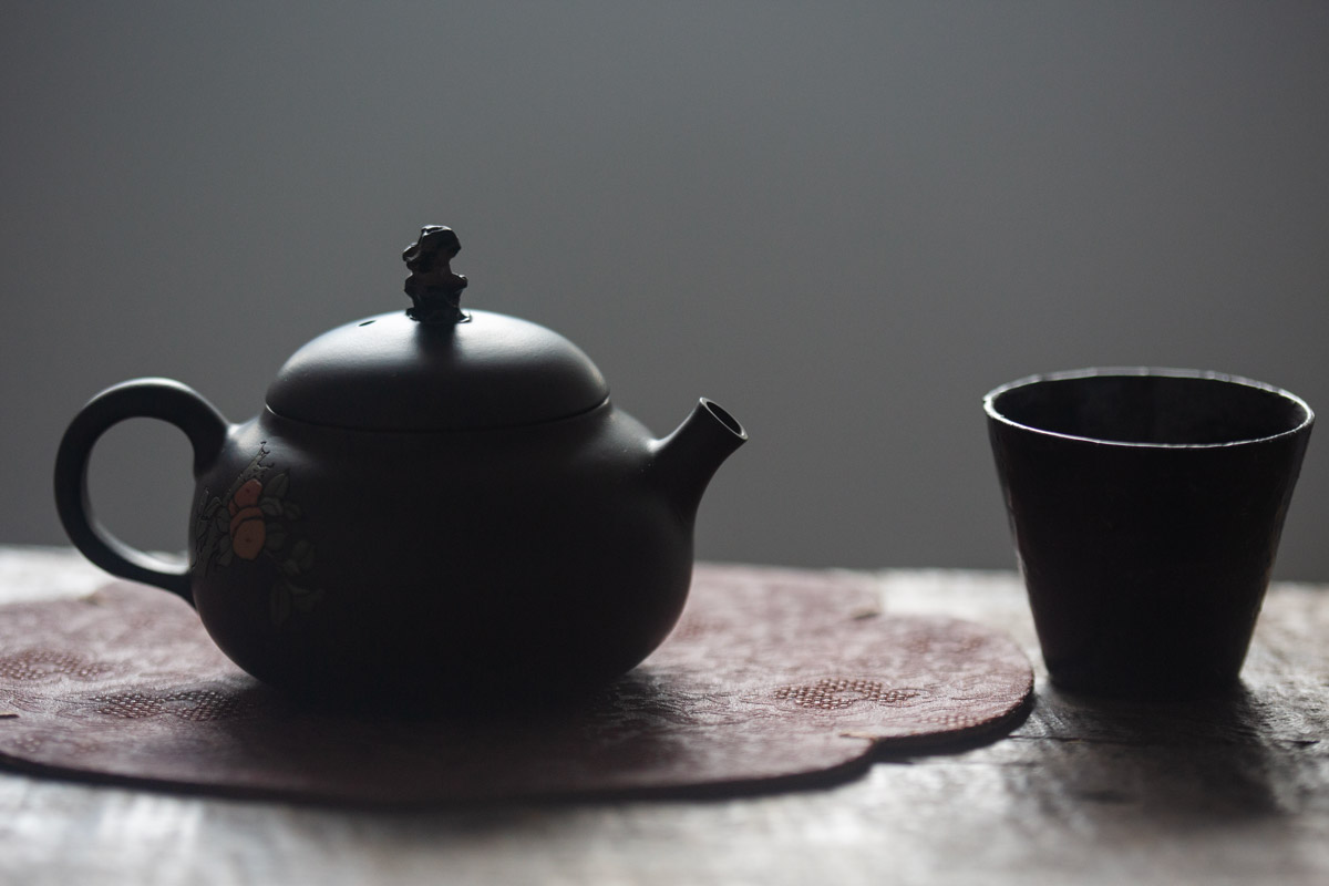 natural habitat jianshui zitao teapot persimmon 9 25 3 | BITTERLEAF TEAS