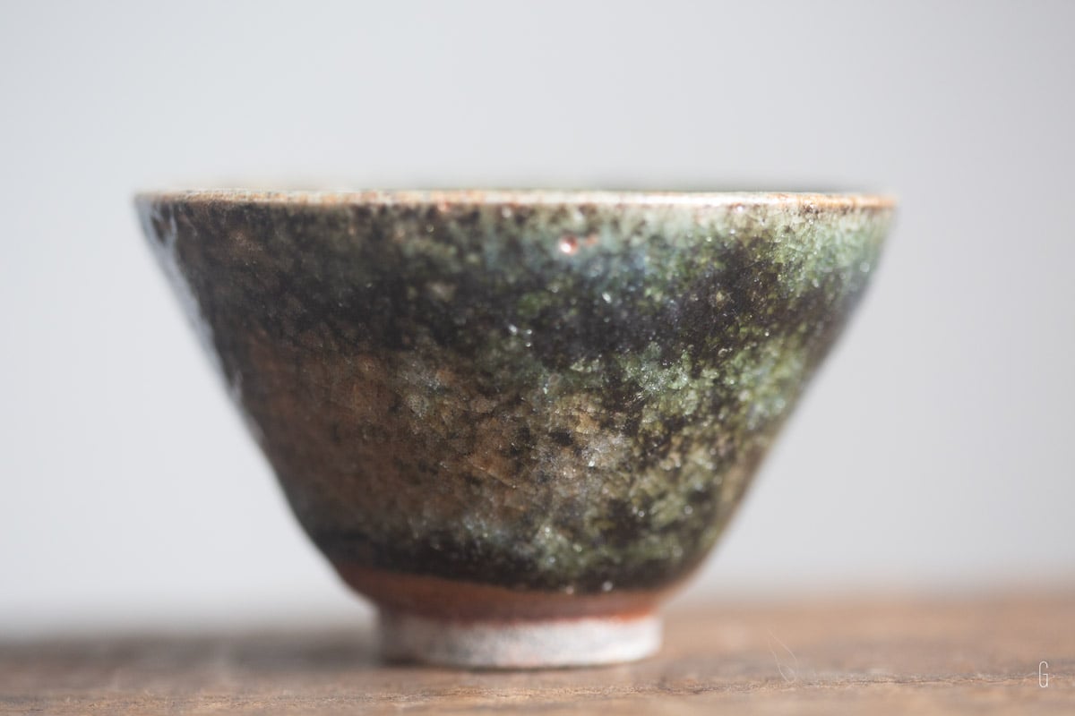 shino glazed teacup 9 25 14 | BITTERLEAF TEAS