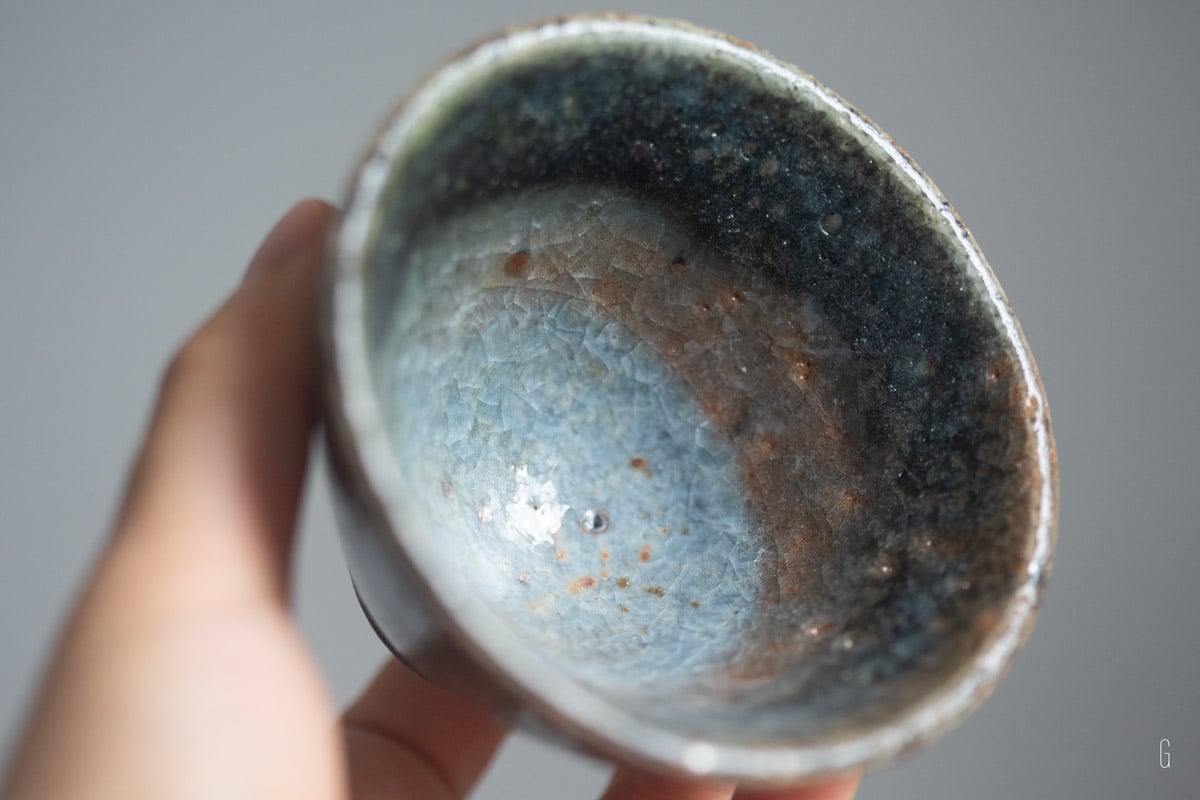 shino glazed teacup 9 25 16 | BITTERLEAF TEAS