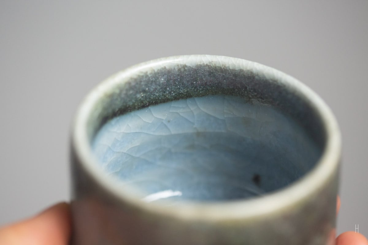 shino glazed teacup 9 25 20 | BITTERLEAF TEAS