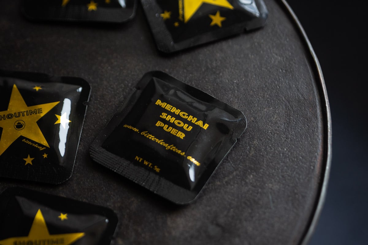 shoutime 2023 mengsong ripe puer 2 | BITTERLEAF TEAS