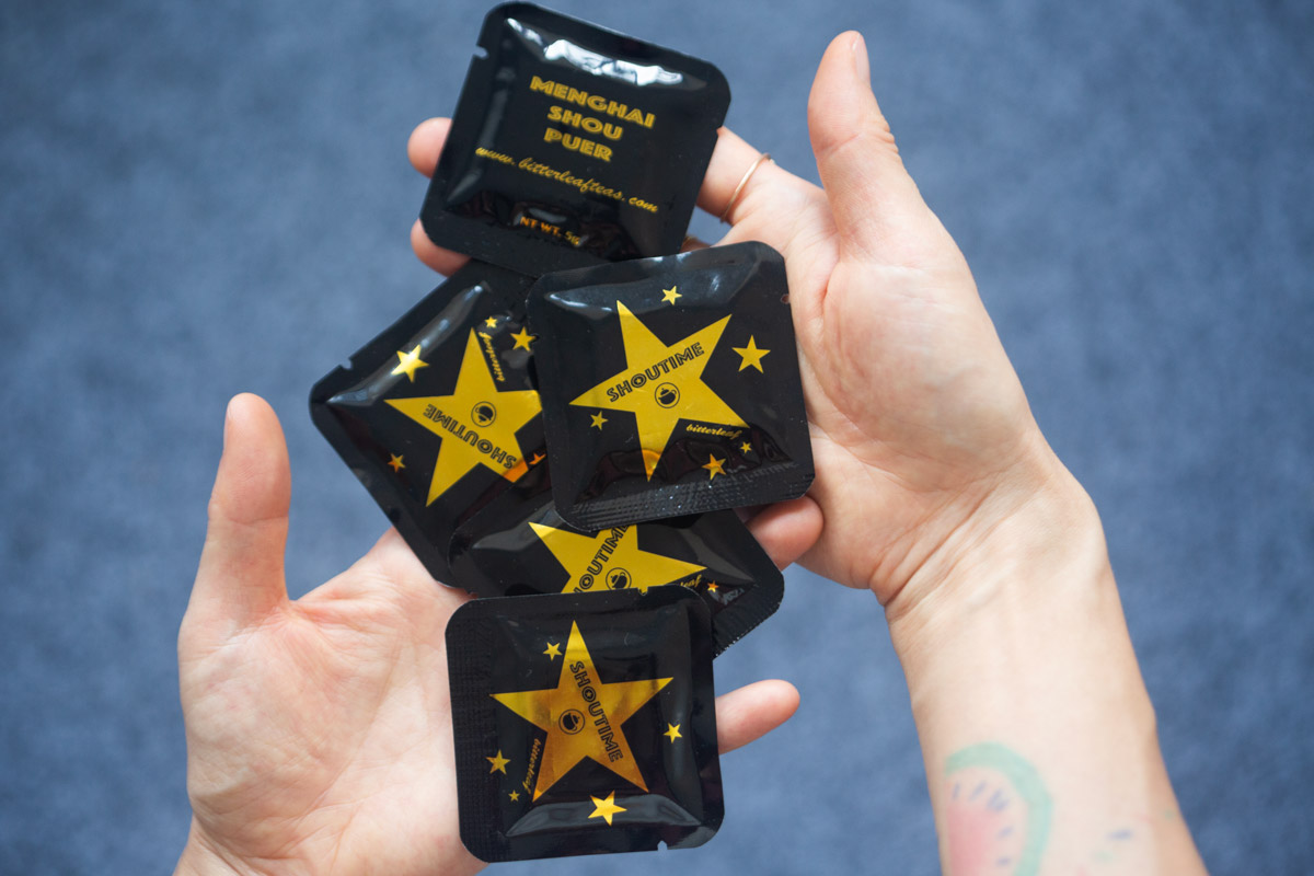 shoutime 2023 mengsong ripe puer 5 | BITTERLEAF TEAS