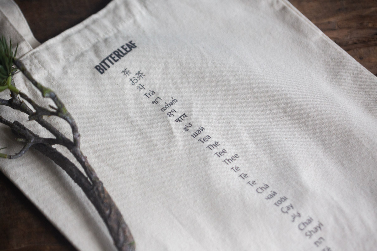 speaking of tea tote bag 1 | BITTERLEAF TEAS