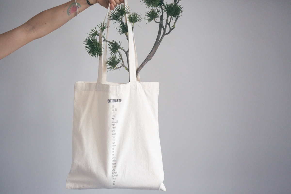 speaking of tea tote bag 3 | BITTERLEAF TEAS