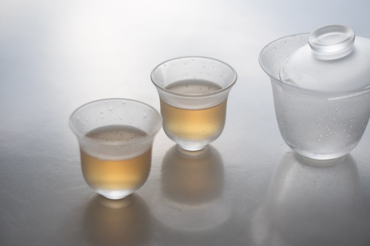 fizz frosted glass teacup 8 | BITTERLEAF TEAS fizz frosted glass teacup 8 | BITTERLEAF TEAS