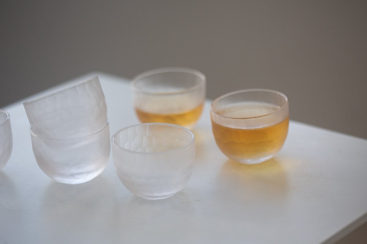 hive frosted glass teacup 1 | BITTERLEAF TEAS hive frosted glass teacup 1 | BITTERLEAF TEAS