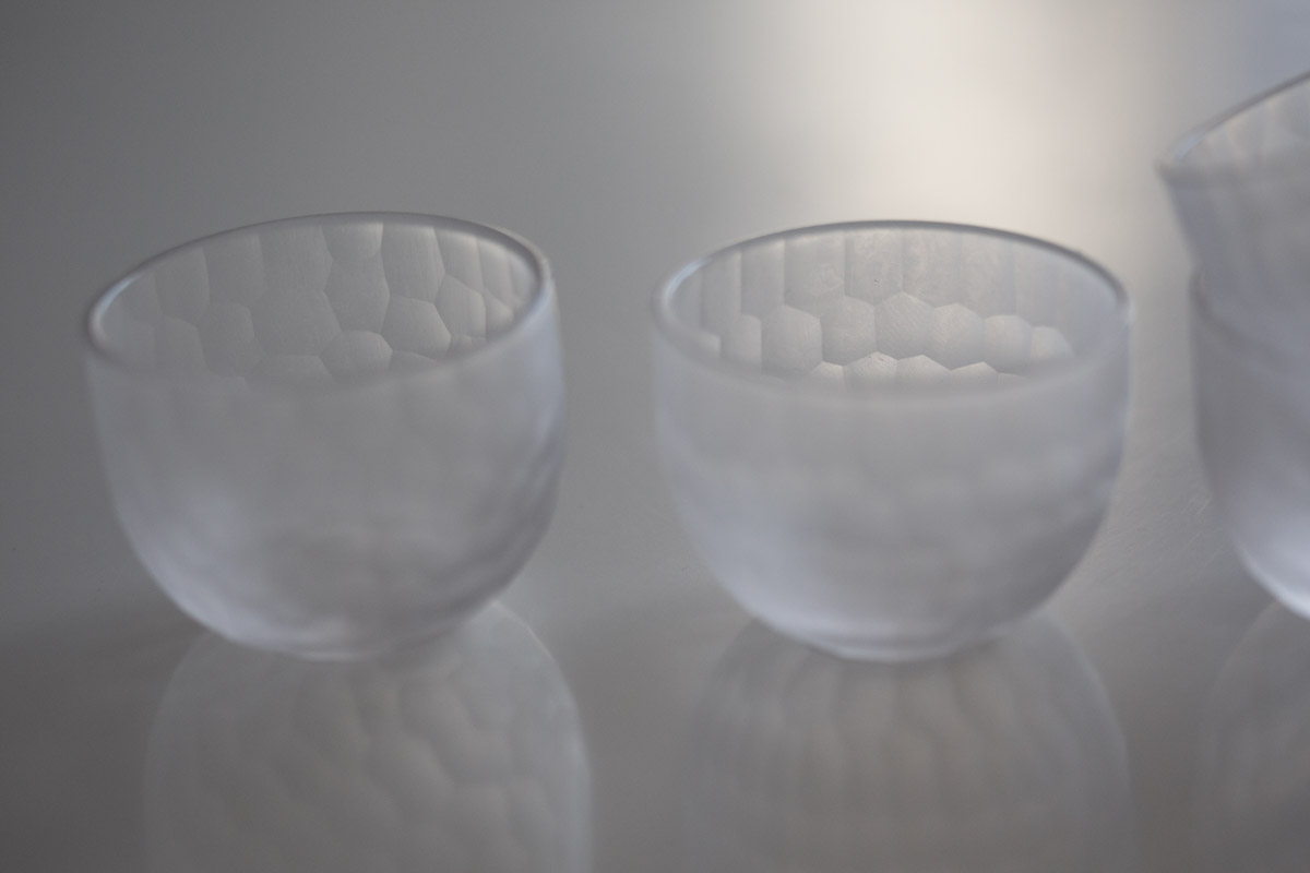 hive frosted glass teacup 4 | BITTERLEAF TEAS hive frosted glass teacup 4 | BITTERLEAF TEAS