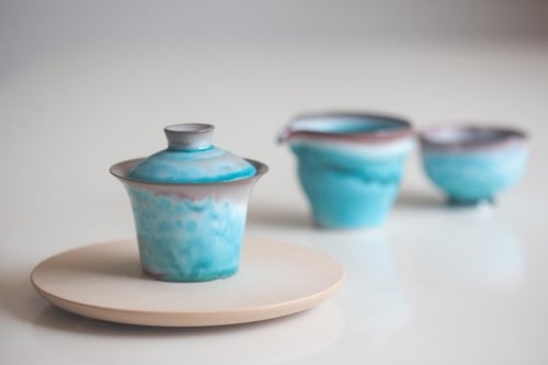 Chameleon Soda Ash Wood Fired Gaiwan I