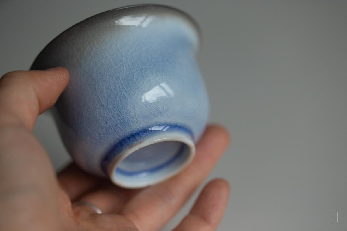 chameleon soda ash wood fired teacup 10 | BITTERLEAF TEAS