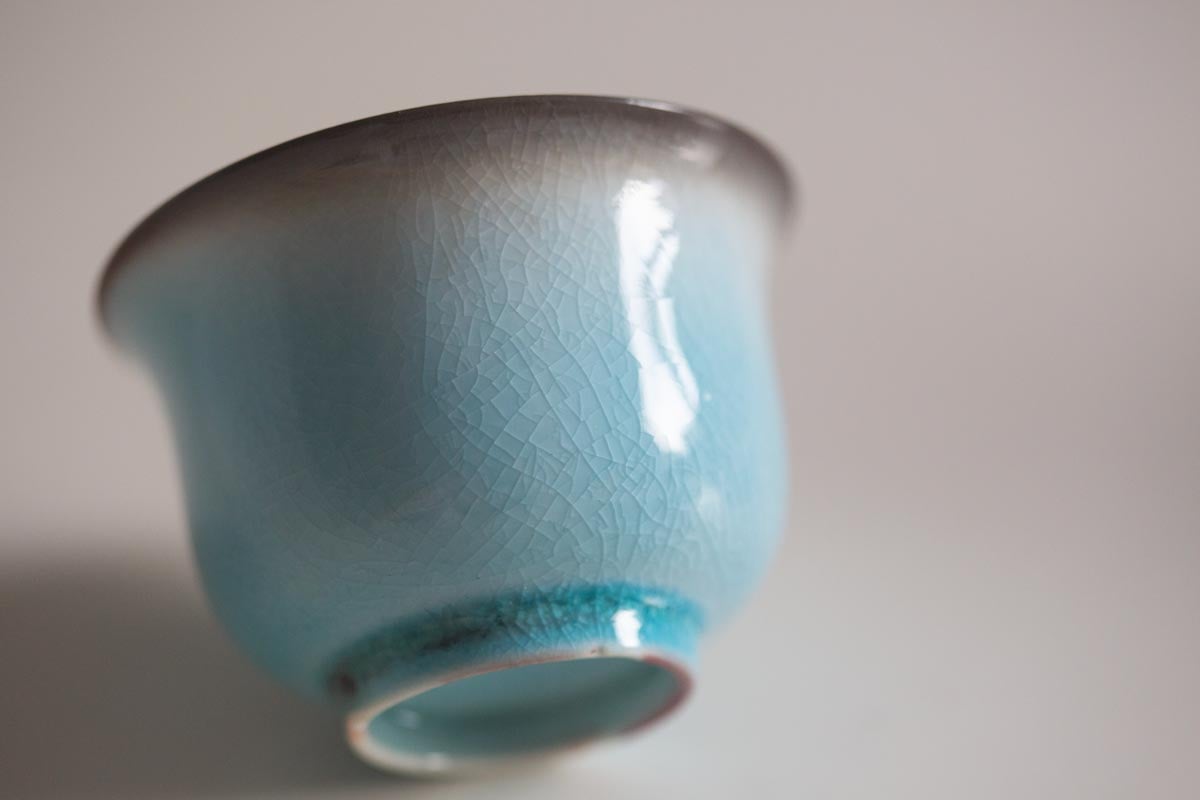 chameleon soda ash wood fired teacup 15 | BITTERLEAF TEAS