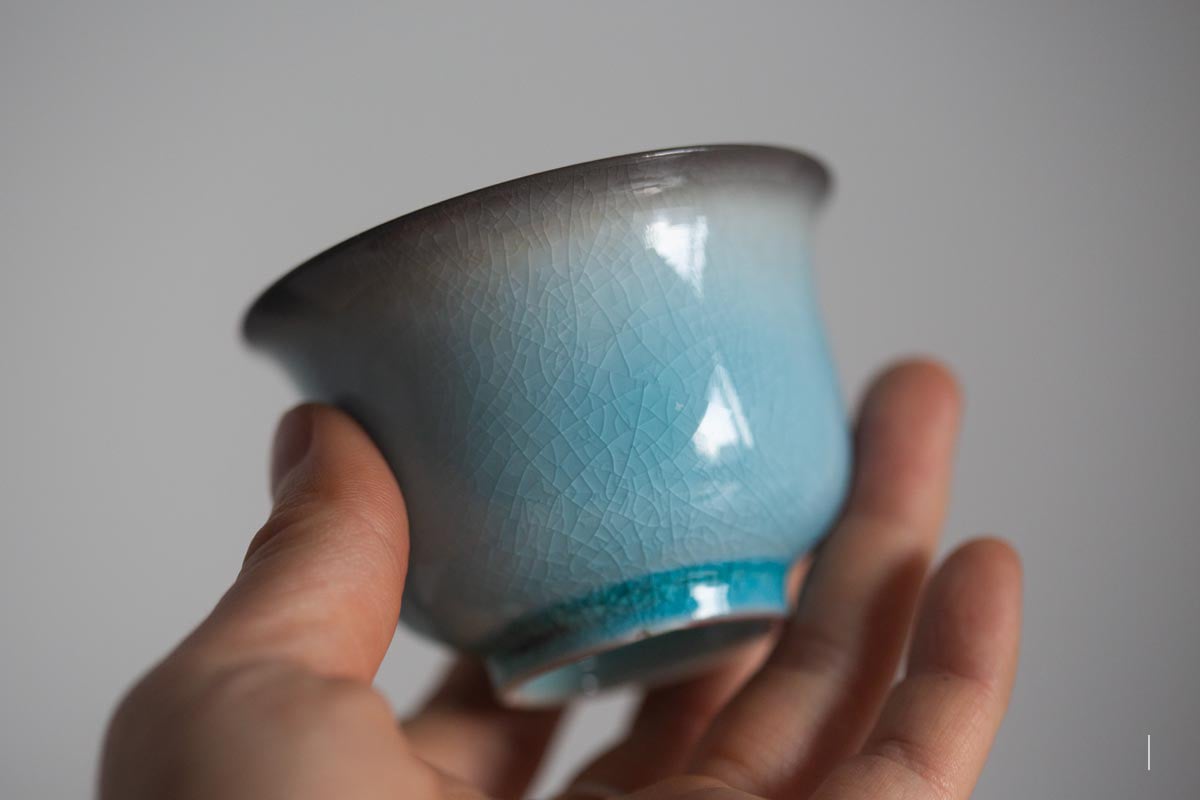 chameleon soda ash wood fired teacup 17 | BITTERLEAF TEAS