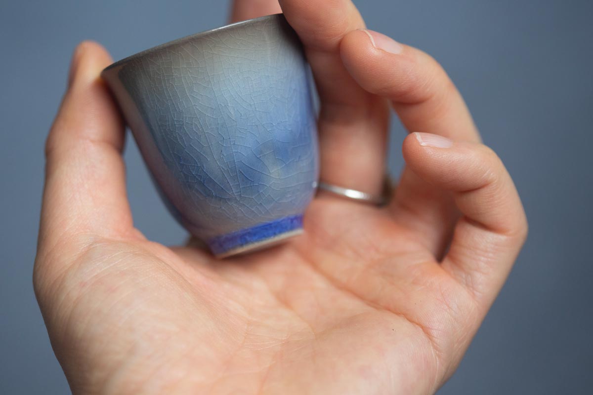 chameleon soda ash wood fired teacup 6 | BITTERLEAF TEAS