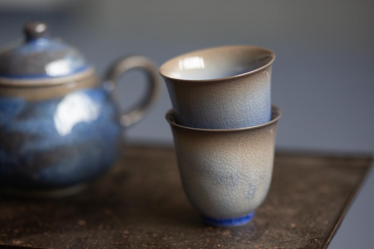 chameleon soda ash wood fired teacup 7 | BITTERLEAF TEAS