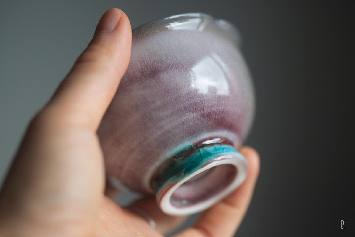 chameleon soda ash wood fired teacup 9 26 11 | BITTERLEAF TEAS