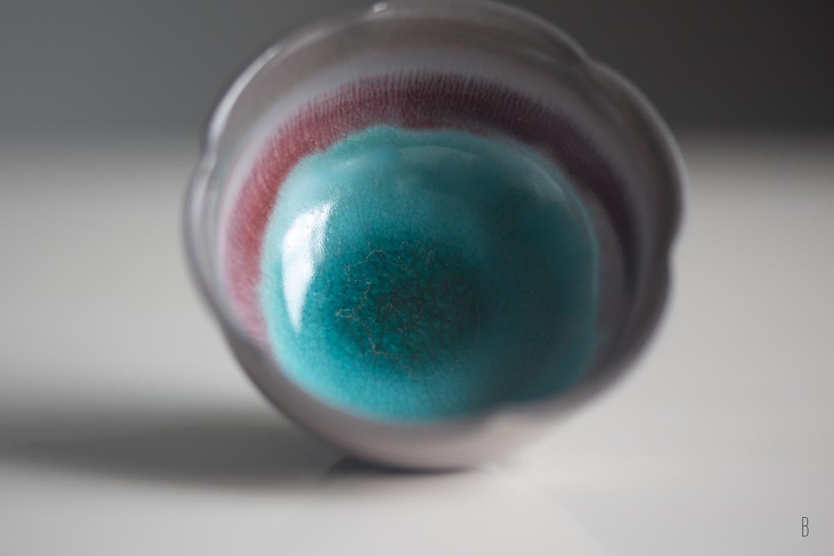 chameleon soda ash wood fired teacup 9 26 12 | BITTERLEAF TEAS