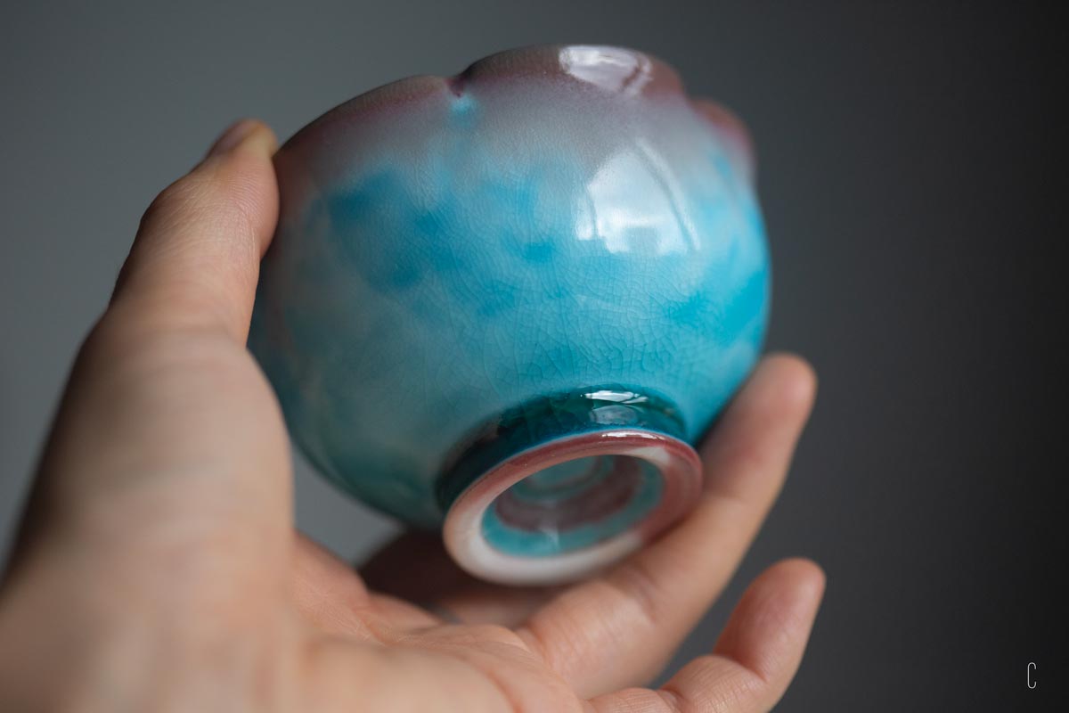 chameleon soda ash wood fired teacup 9 26 15 | BITTERLEAF TEAS