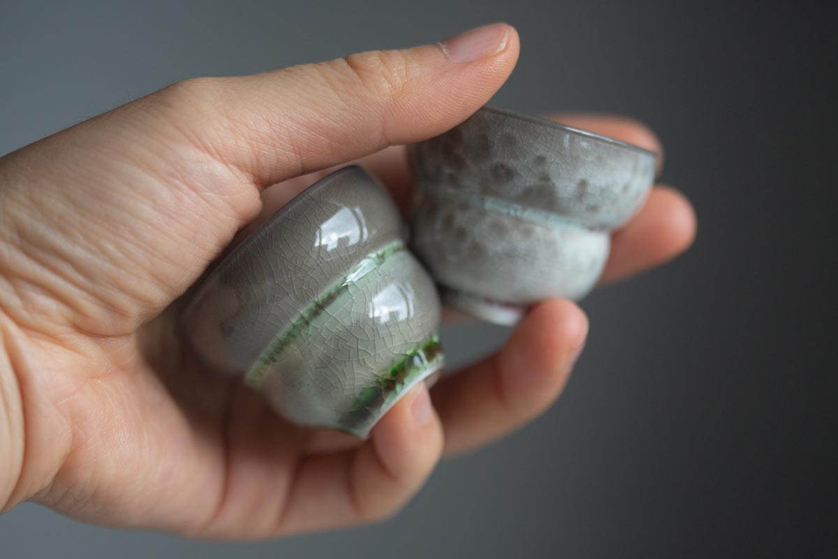 chameleon soda ash wood fired teacup 9 26 20 | BITTERLEAF TEAS