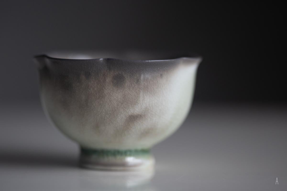 chameleon soda ash wood fired teacup 9 26 5 | BITTERLEAF TEAS