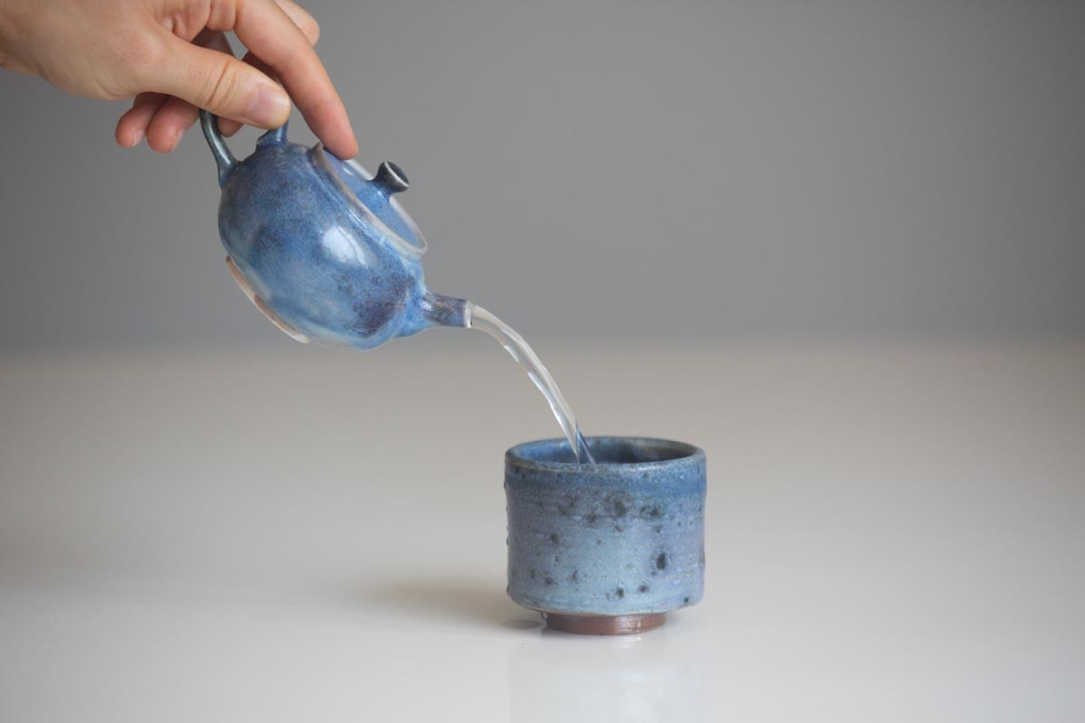 chameleon soda ash wood fired teapot i 9 26 13 | BITTERLEAF TEAS