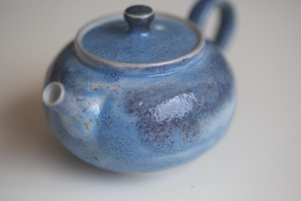 chameleon soda ash wood fired teapot i 9 26 7 | BITTERLEAF TEAS