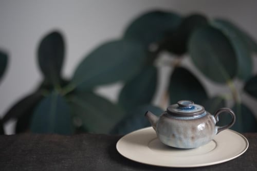 Chameleon Soda Ash Wood Fired Teapot III