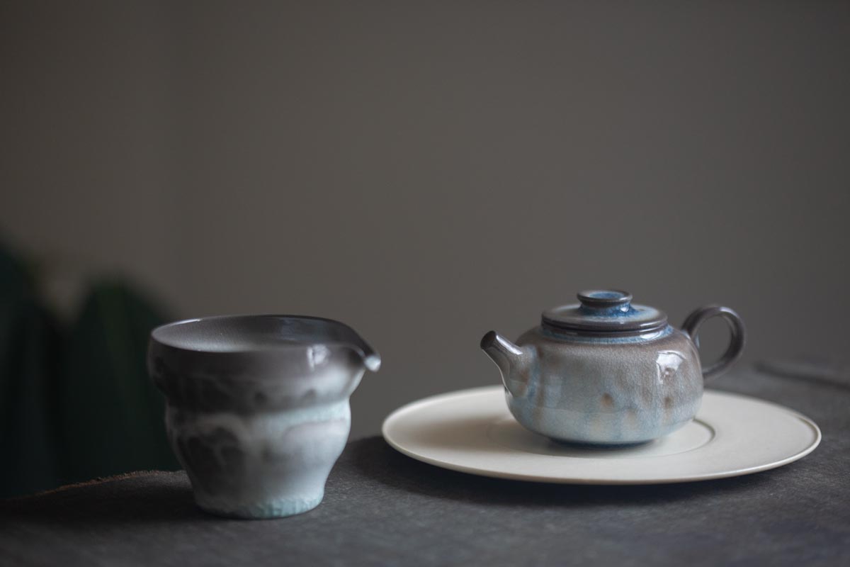 Chameleon Soda Ash Wood Fired Teapot III | BITTERLEAF TEAS