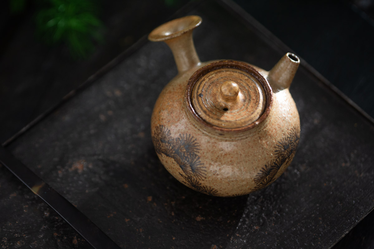 repose kyusu teapot tan 6 | BITTERLEAF TEAS