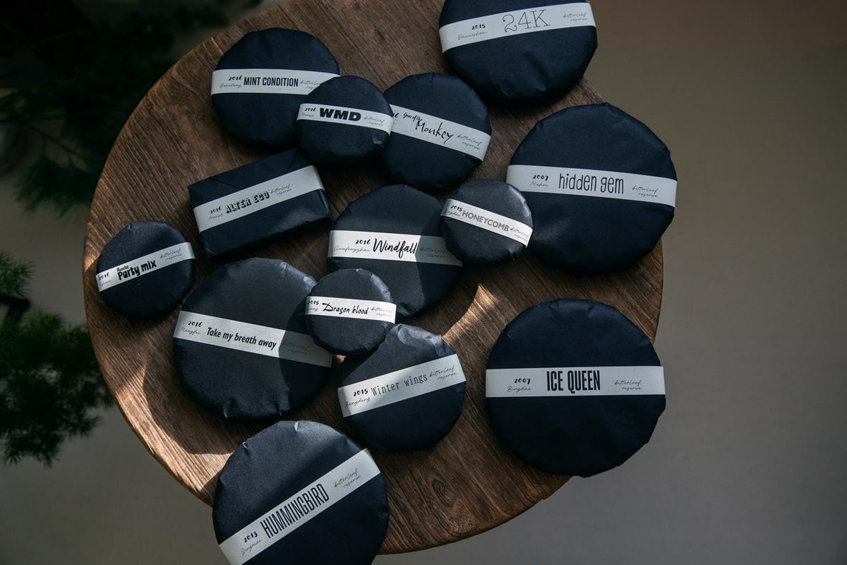 bitterleaf reserve raw puer | BITTERLEAF TEAS