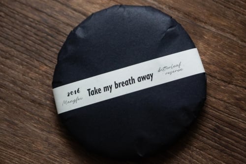 Bitterleaf Reserve - Take My Breath Away 2016 Mangfei Raw Puer