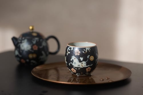 Good Omen Egg Teacup - Horse