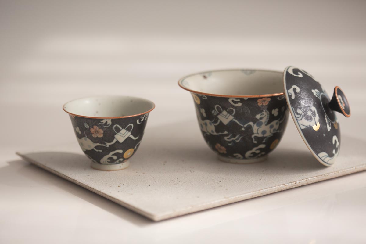 good omen gaiwan horse 10 | BITTERLEAF TEAS