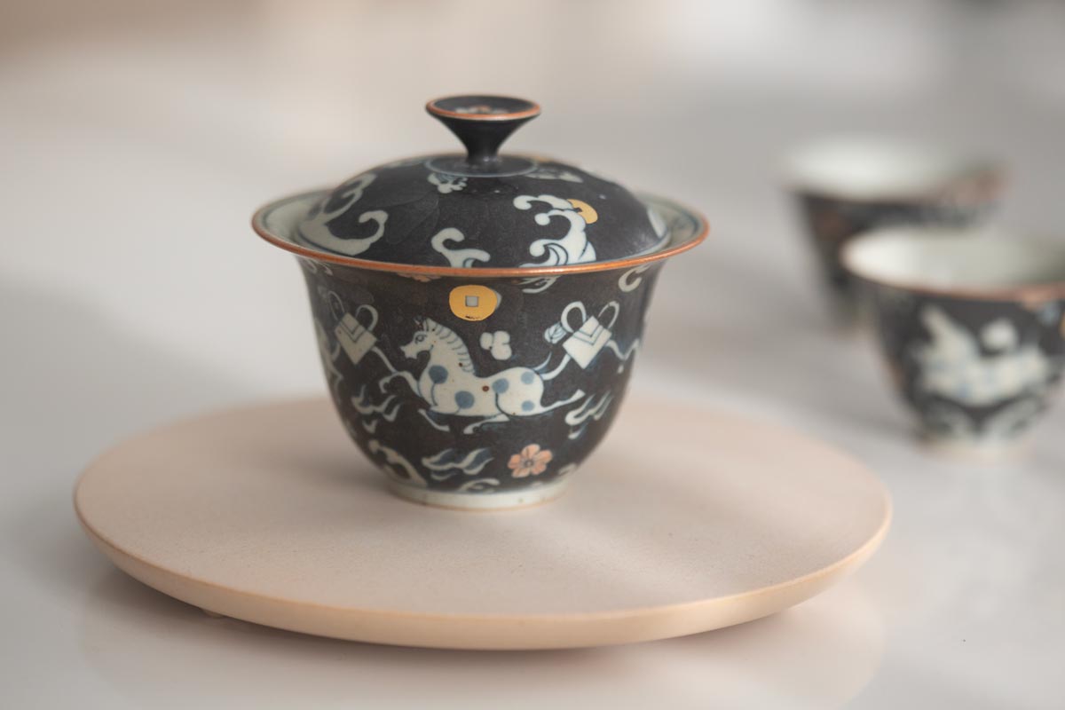 good omen gaiwan horse 3 | BITTERLEAF TEAS